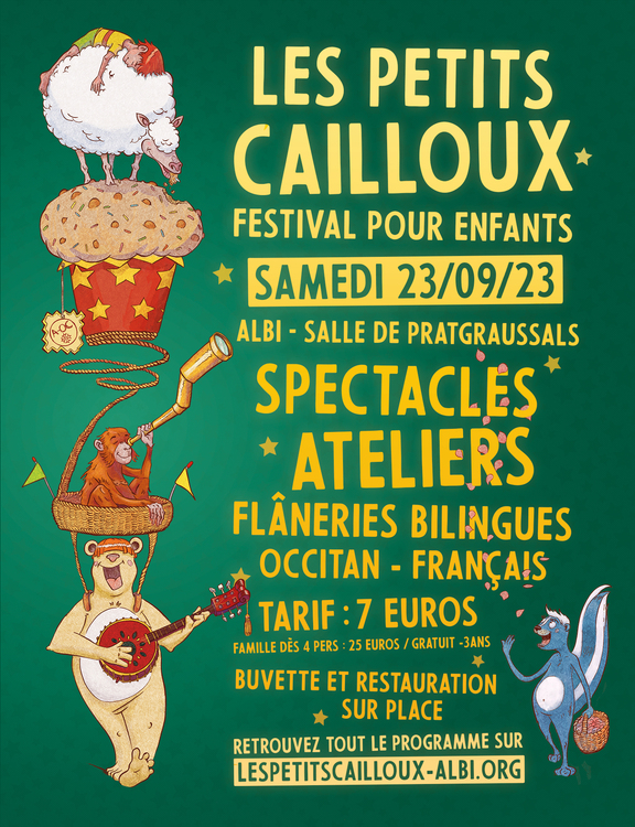 Affiche Festival Les Petits Cailloux